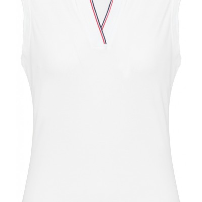 Polo femme sans manche